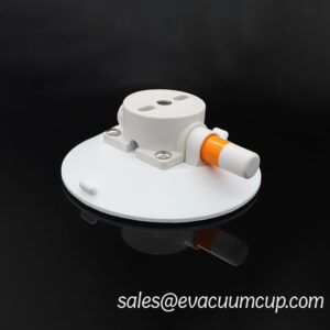 6" white suction cup vacuum mount