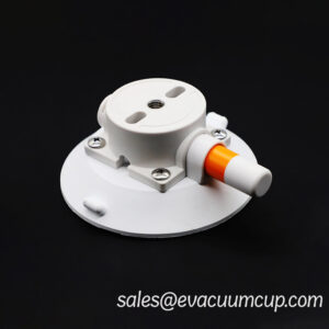6" white suction cup vacuum mount