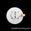 6" white suction cup vacuum mount 12 6