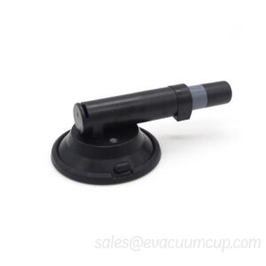 Small hand pump suction cup with custom bracket