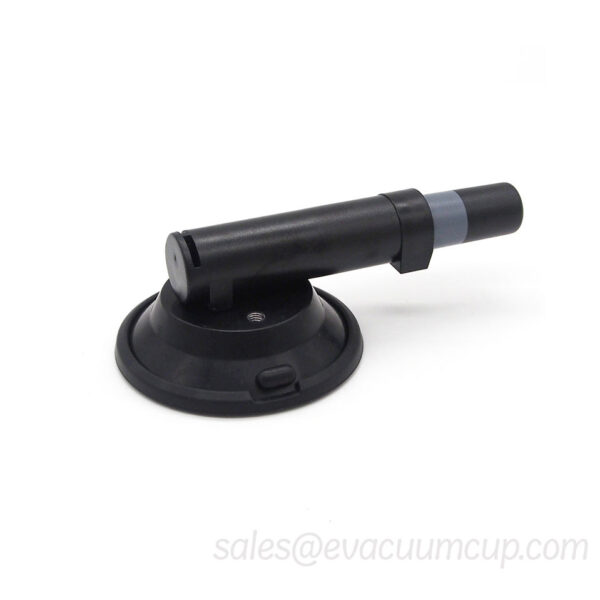 Small hand pump suction cup with custom bracket